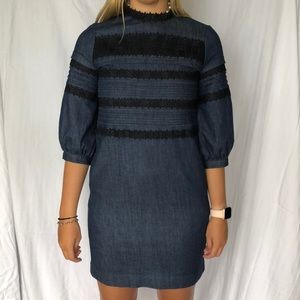 Banana Republic dress with beautiful black lace detail! Amazing quality! Classy!